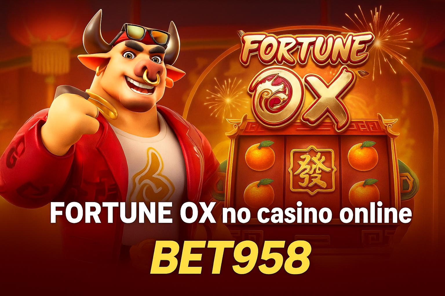 Fortune Ox no BET958 - Aposte Agora e Reivindique Seus Ganhos