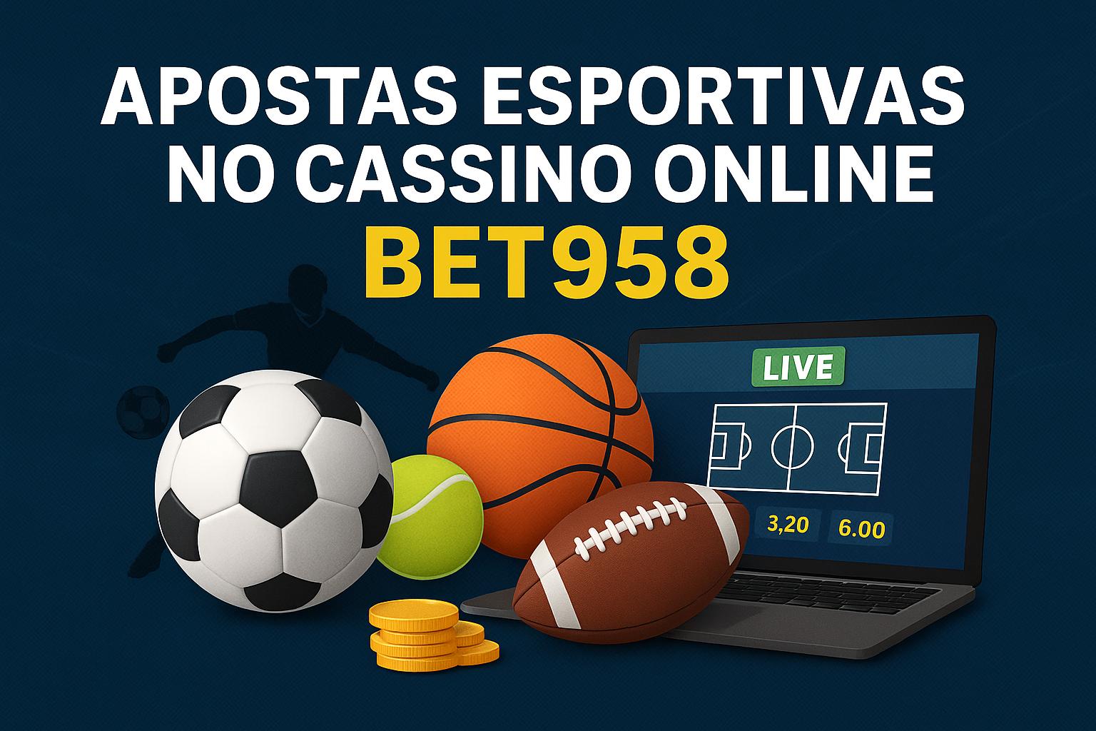 Apostas esportivas no cassino online BET958