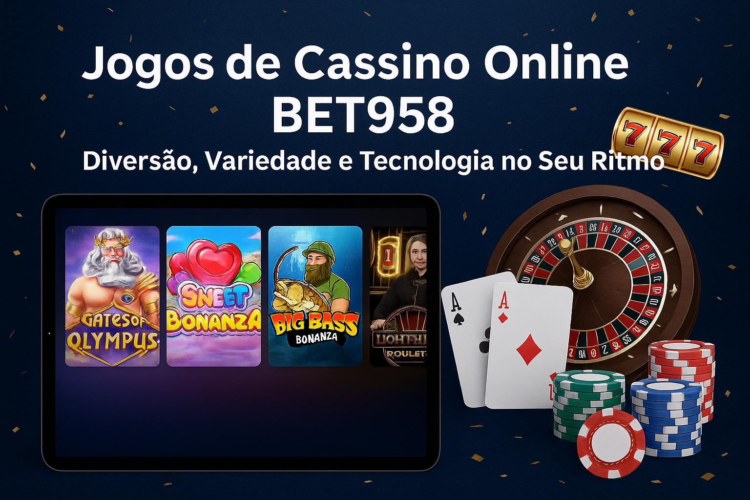 Jogos de cassino online inovadores e emocionantes na BET958